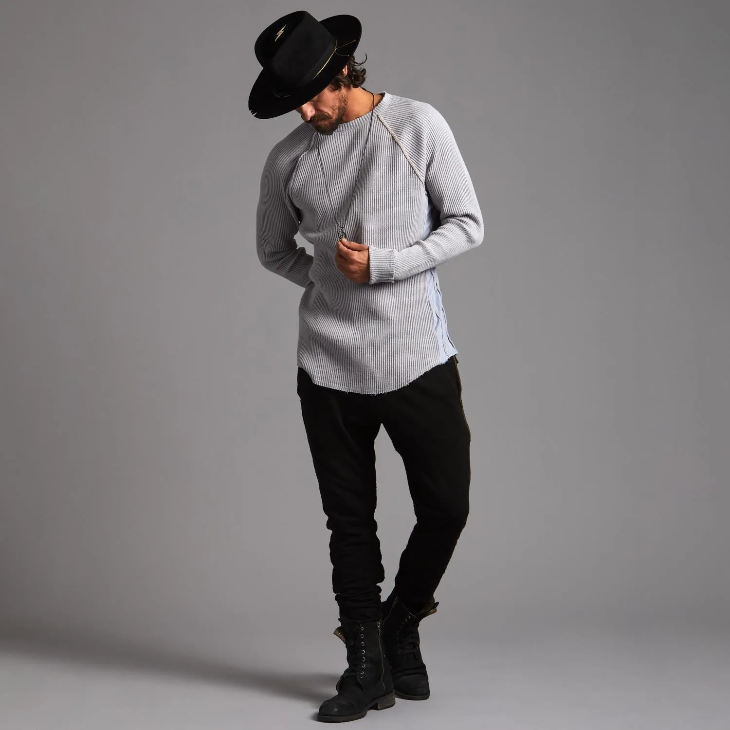 WAFFLE RAGLAN
