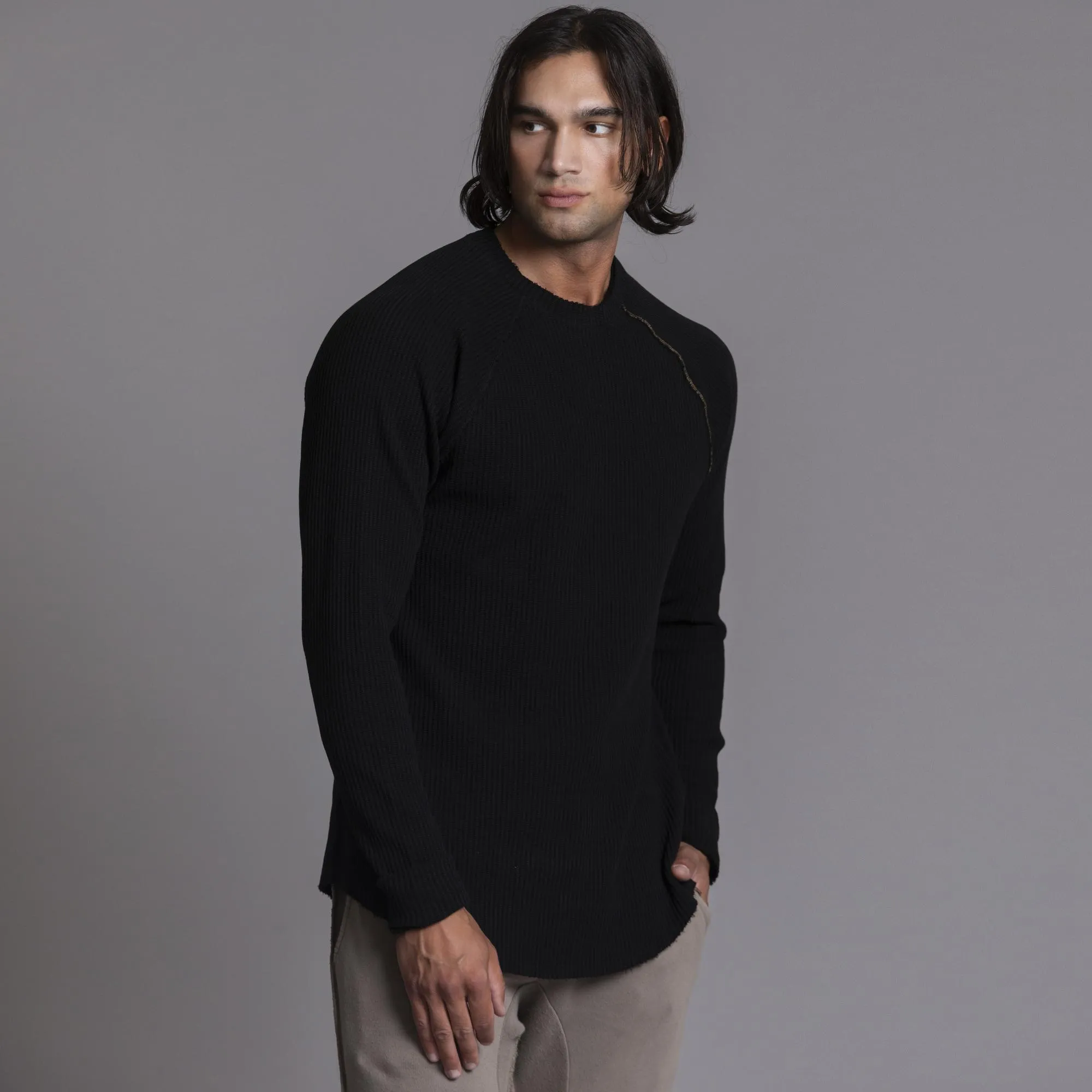 WAFFLE RAGLAN