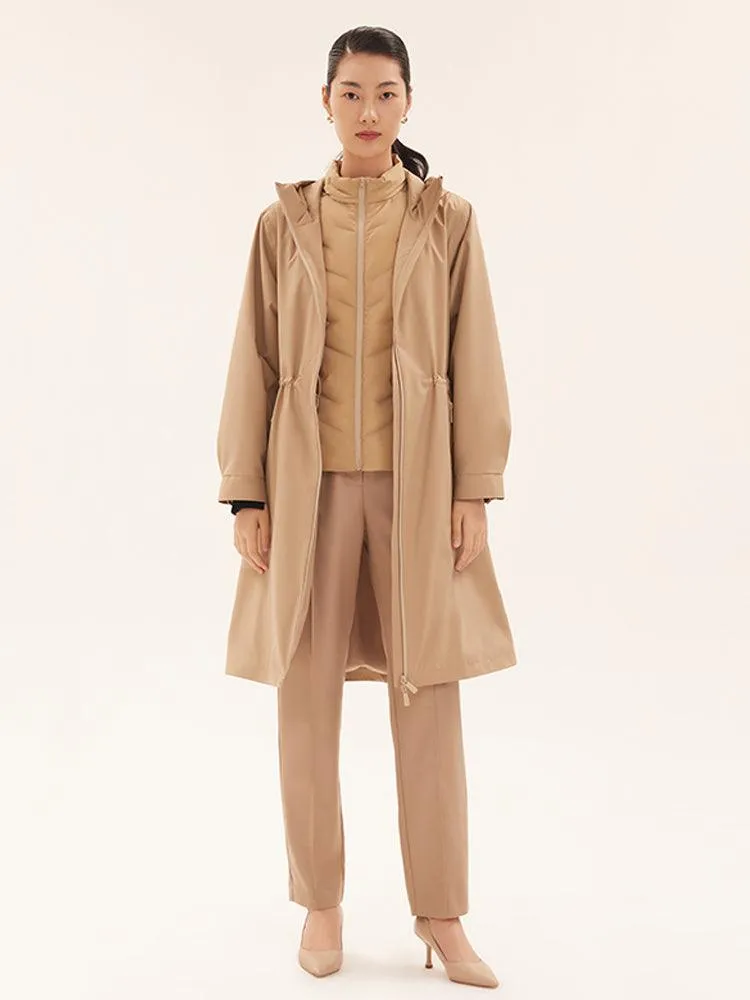 Windproof&Waterproof& Windbreaker Down Two-Piece Set (Windbreaker   Down Waistcoat)