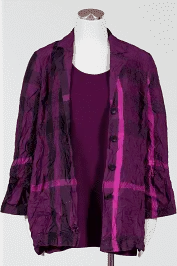 Women's Habitat Liv | Crinkle Boyfriend Jacket | Plum