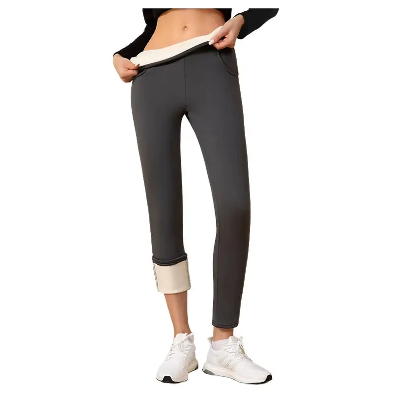 Women's High-Waisted Thermal Leggings – Stretchy &amp; Comfortable