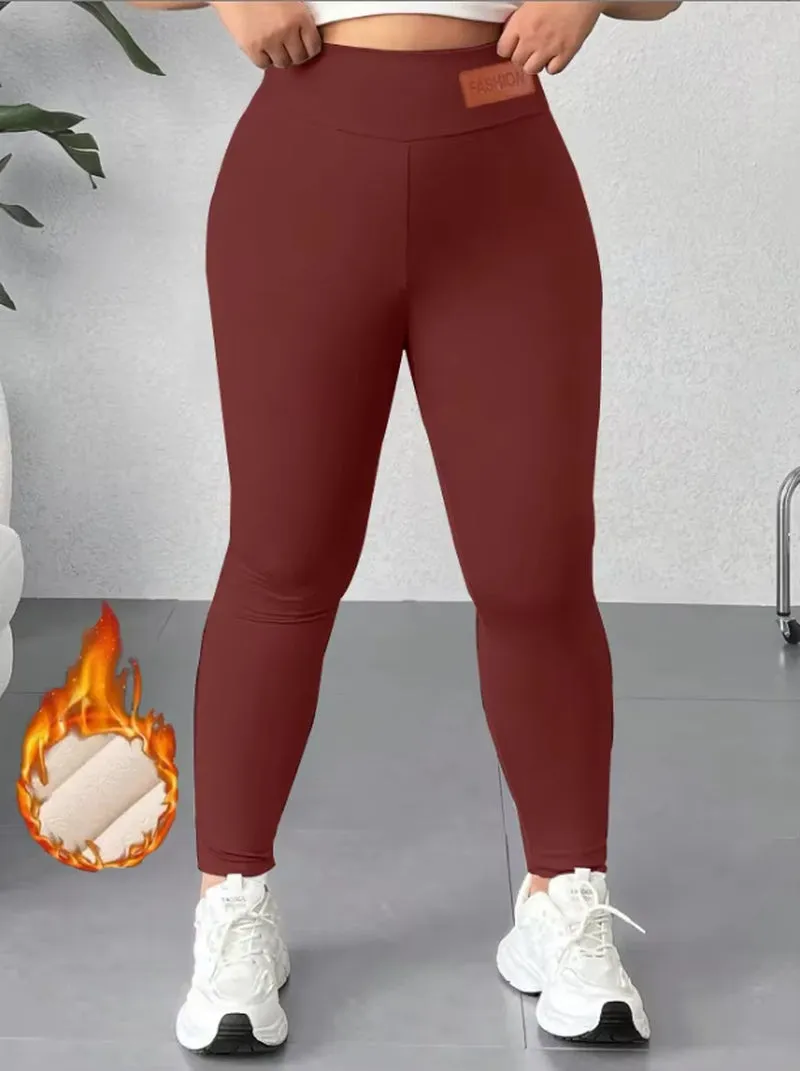 Women's High-Waisted Thermal Leggings – Stretchy &amp; Comfortable