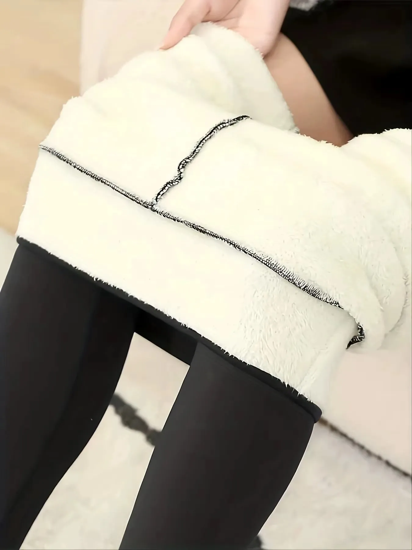 Women's High-Waisted Thermal Leggings – Stretchy &amp; Comfortable