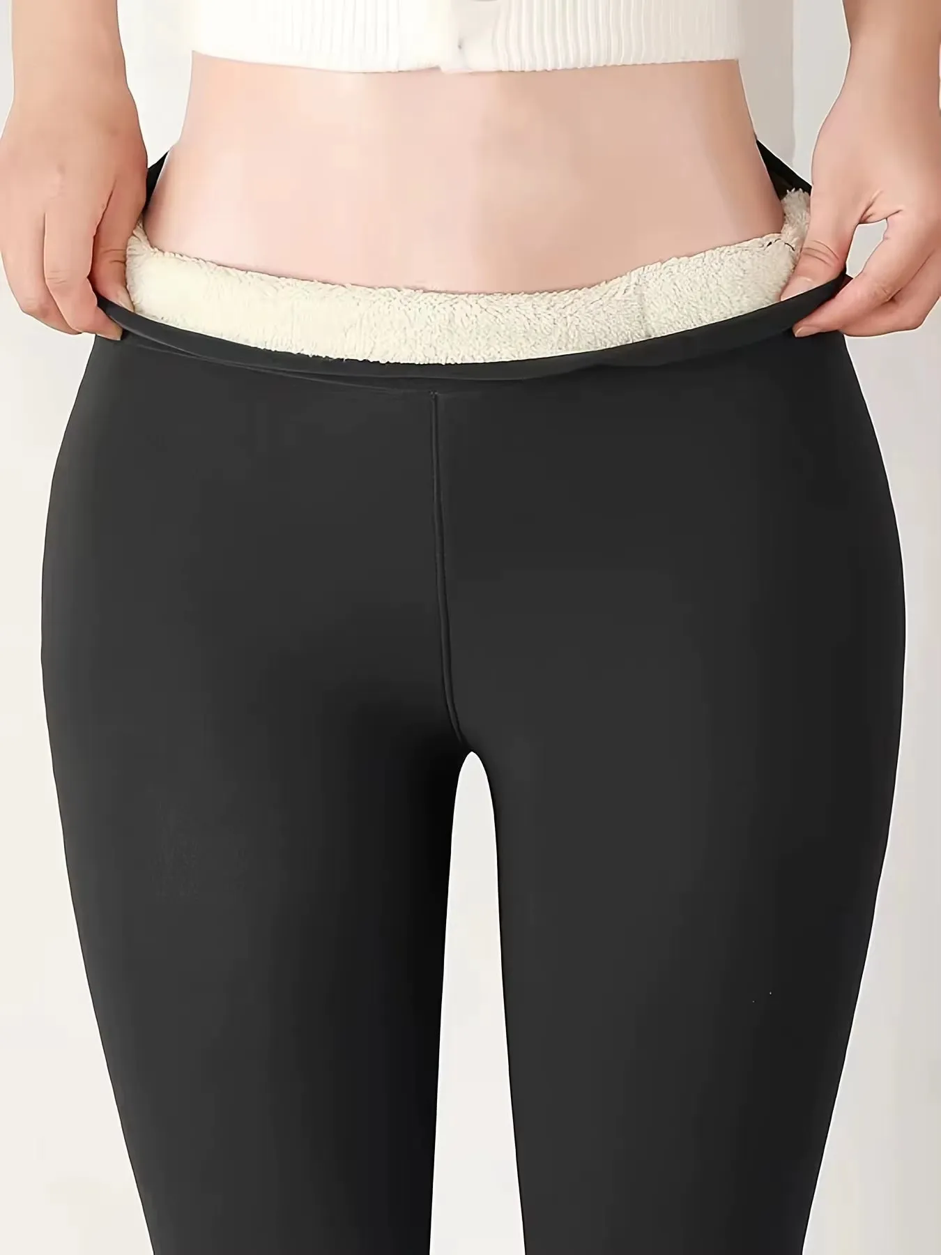 Women's High-Waisted Thermal Leggings – Stretchy &amp; Comfortable