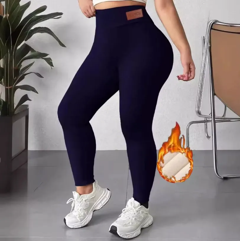 Women's High-Waisted Thermal Leggings – Stretchy &amp; Comfortable
