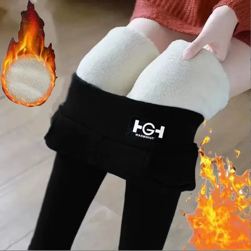 Women's High-Waisted Thermal Leggings – Stretchy &amp; Comfortable