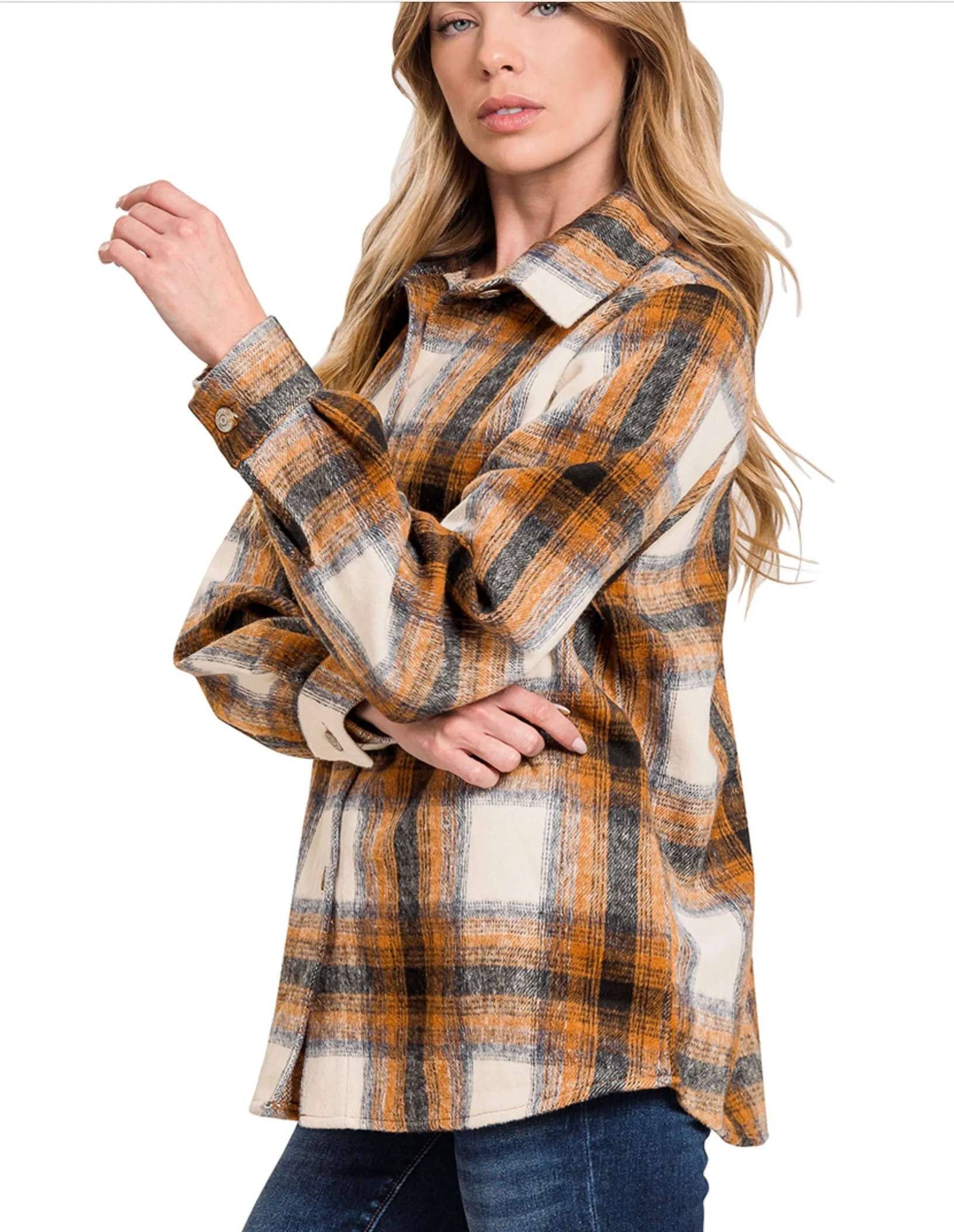 Yarn Dyed Plaid Shackets