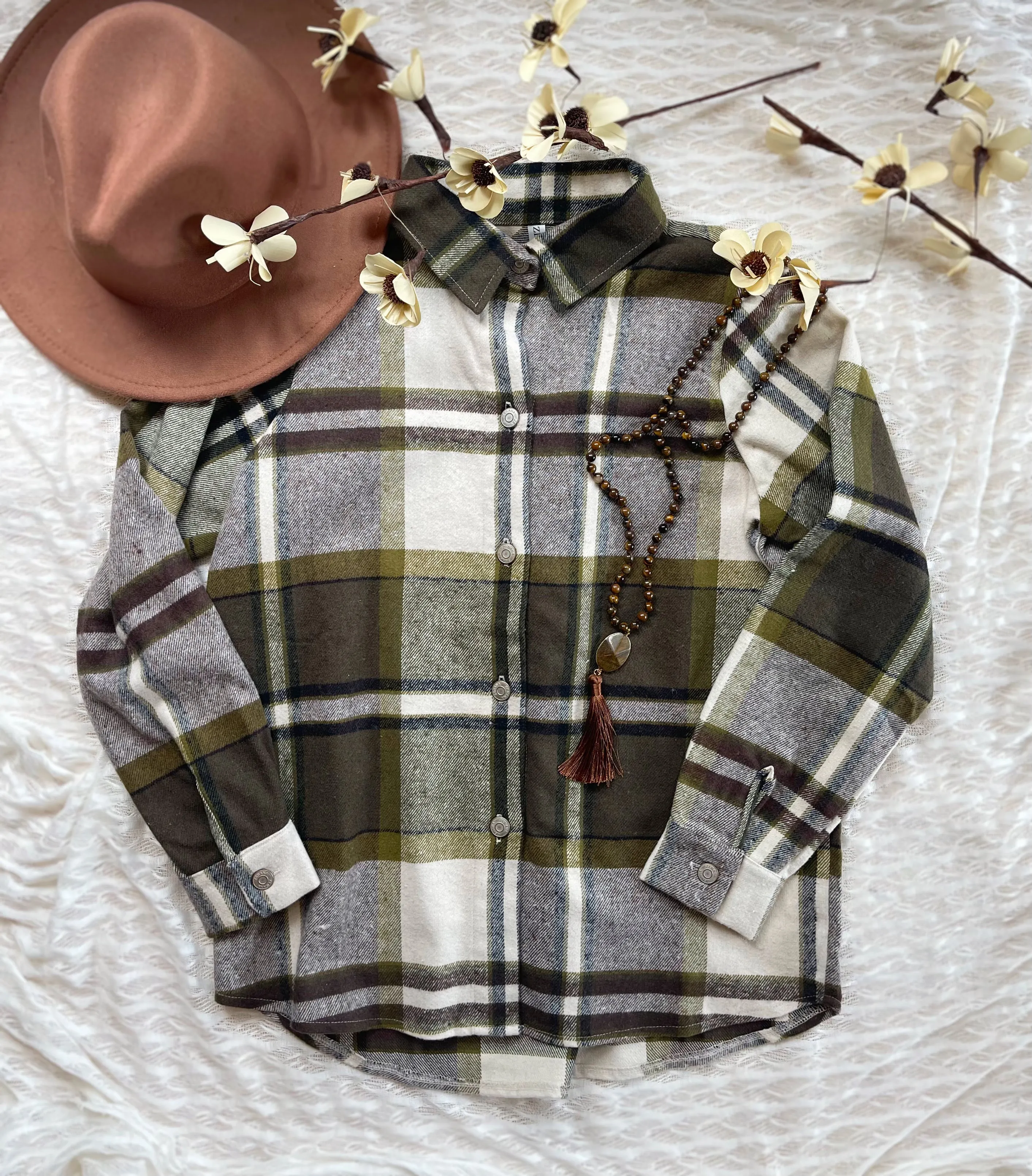 Yarn Dyed Plaid Shackets