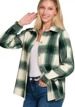Yarn Dyed Plaid Shackets