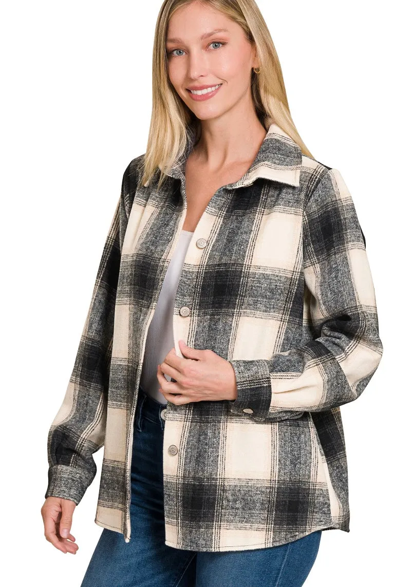 Yarn Dyed Plaid Shackets