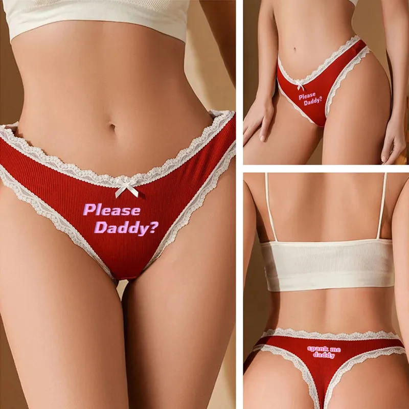 Yes Daddy Sweetheart Panties