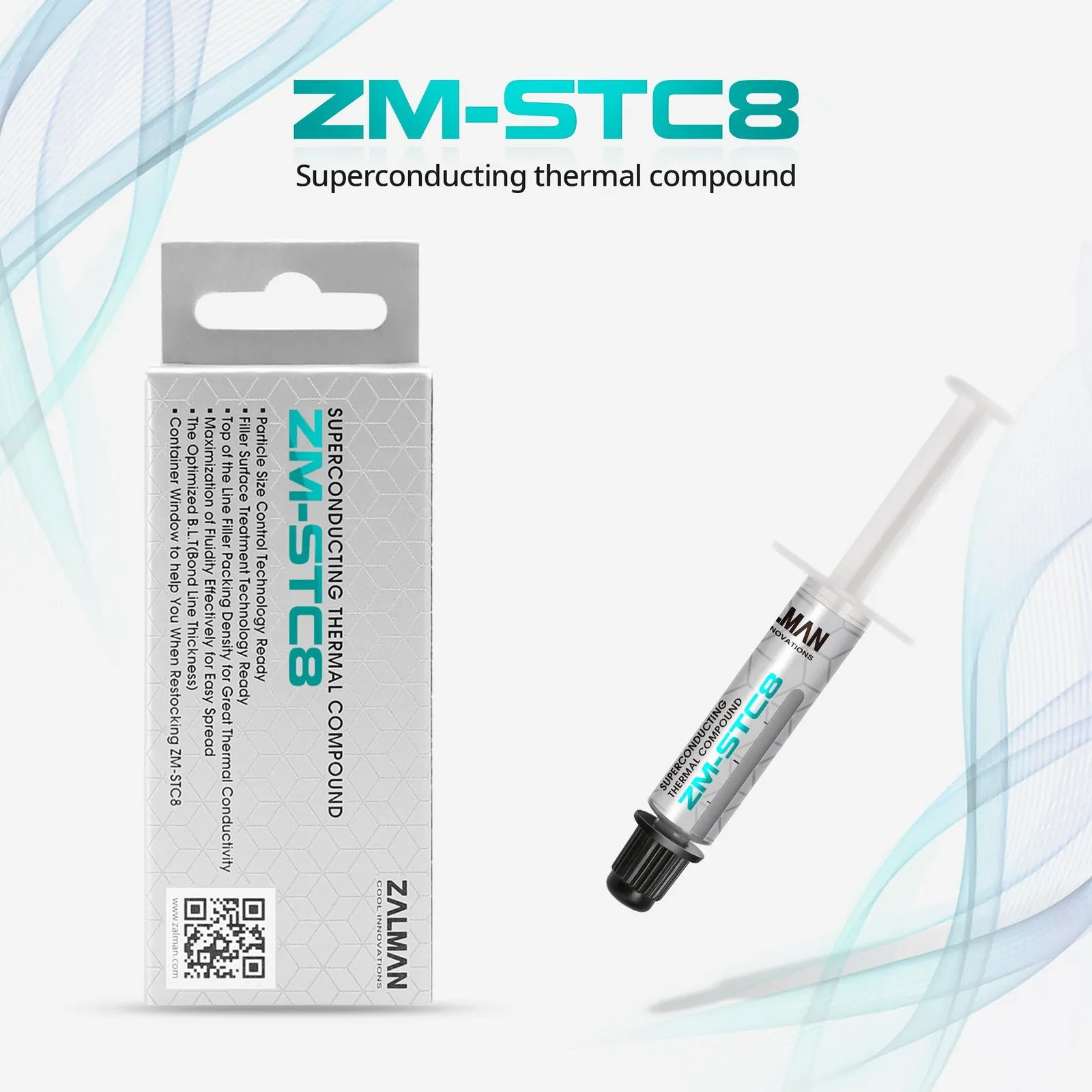 Zalman ZM-STC8 Thermal Grease Paste Compound (1g) for CPU / GPU Cooler