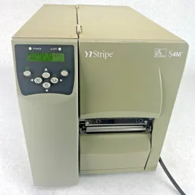 Zebra Stripe S4M Thermal Shipping Label Printer with 4x6" labels TESTED GOOD