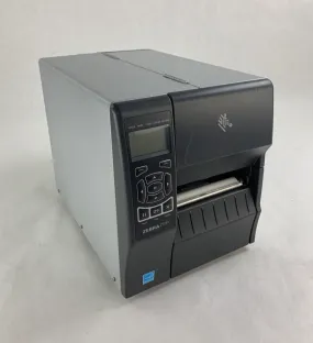 Zebra ZT230 Thermal Transfer Label Printer Serial Network USB Tested Bad Buttons
