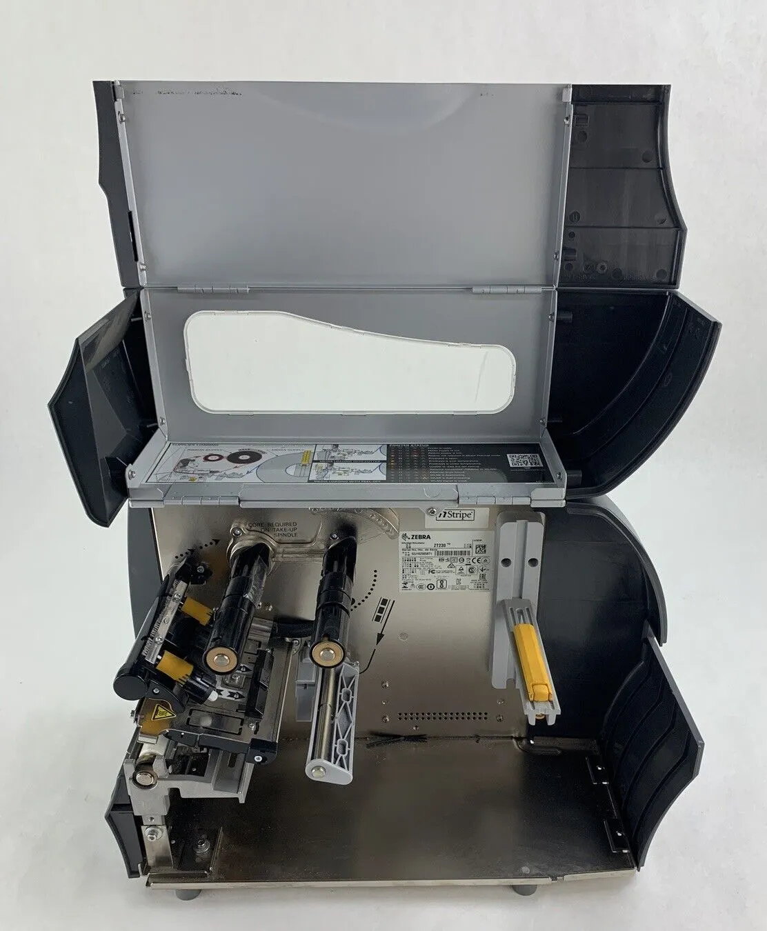 Zebra ZT230 Thermal Transfer Label Printer Serial Network USB Tested Bad Buttons