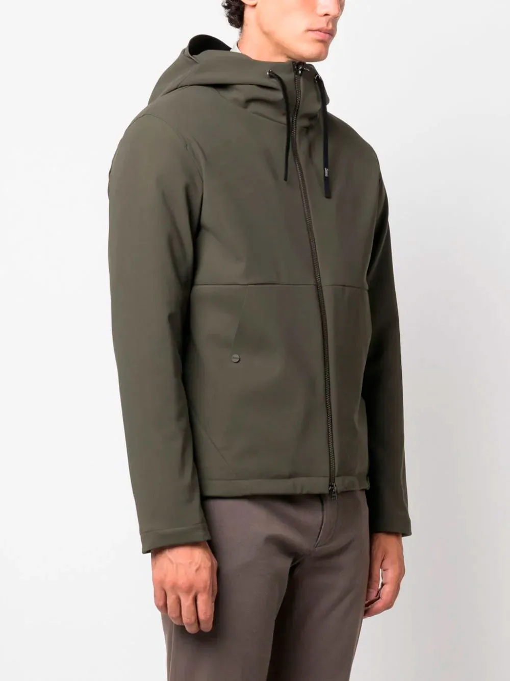 Zip-up hooded parka