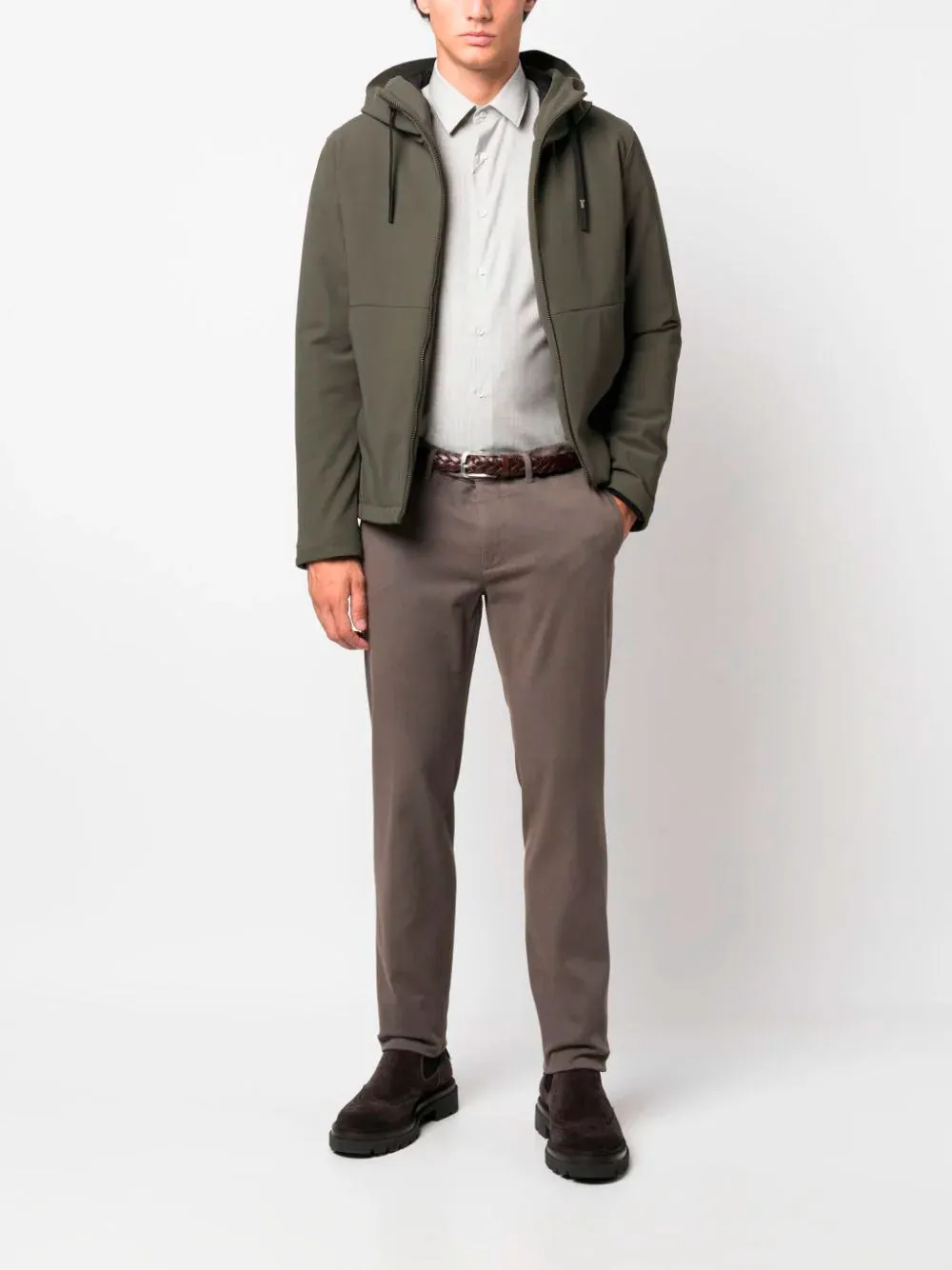 Zip-up hooded parka